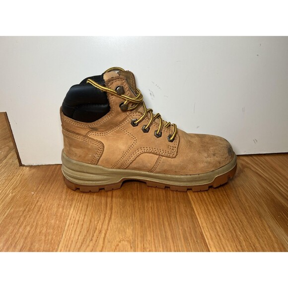 Herman Survivors Boots Mens Size 6W Brown Leather Waterproof Safety Toe Work - Picture 5 of 12